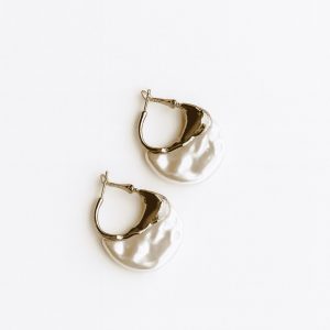 گوشواره صدفی ناهموار